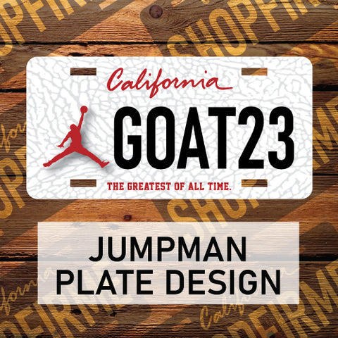 Jumpman Style Plate