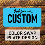 Color Swap Cali Style Plate