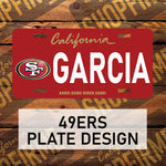 49ers Style Plate