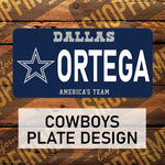 Cowboys Style Plate