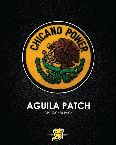 CHICANO POWER - Aguila Patch Sticker