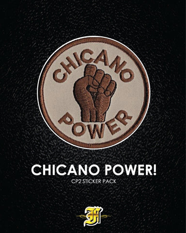 CHICANO POWER - Fist Patch Sticker