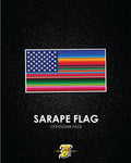 American Sarape Flag Sticker