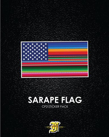 American Sarape Flag Sticker